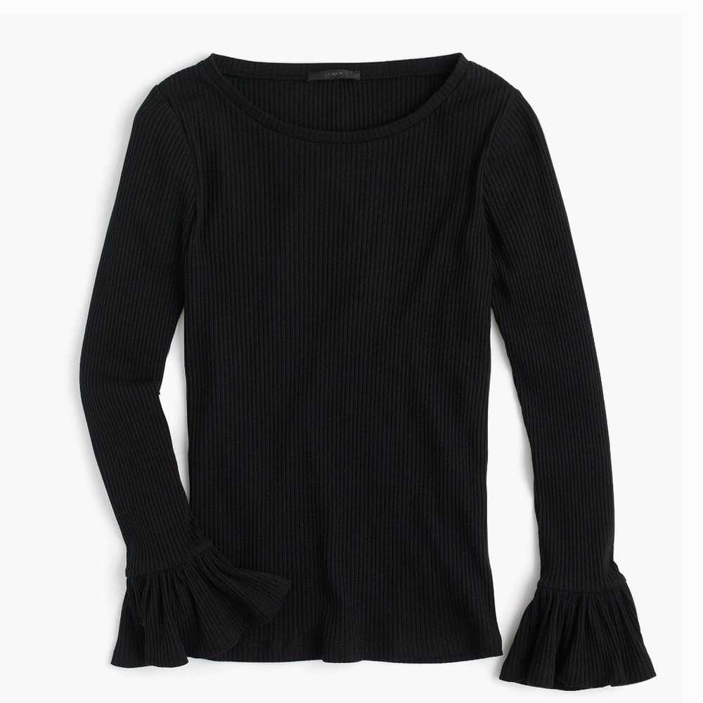 |•J. Crew•| Trumpet Trimmed Long Sleeves